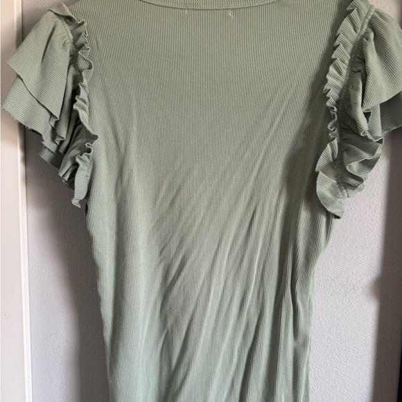 Sage green top size small - Picture 3 of 4